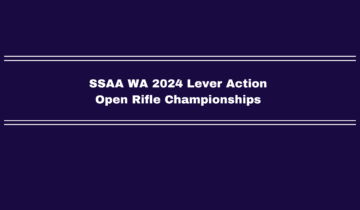 SSAA WA 2024 Lever Action Open Rifle Championships